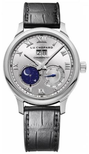 Chopard Herrklocka 161969-1001 L.U.C Silverfärgad/Läder Ø42 mm