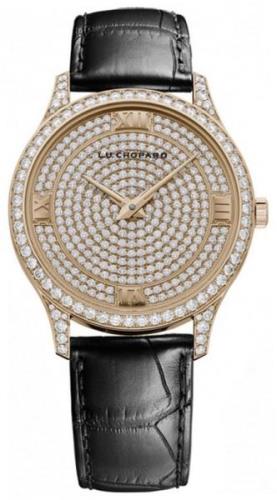 Chopard Herrklocka 171966-5003 L.U.C Roséguldstonad/Läder Ø40 mm