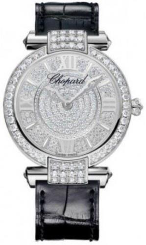 Chopard Damklocka 384242-1001 Imperiale Diamantinfattad/Läder Ø36 mm