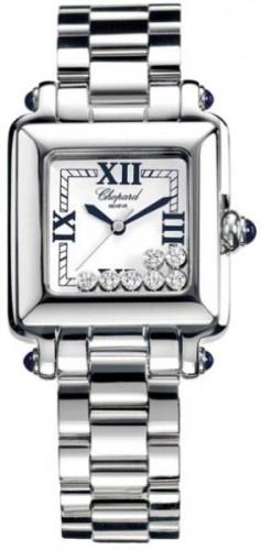 Chopard Damklocka 278349-3006 Happy Sport Vit/Stål Ø27 mm