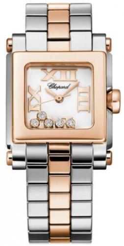 Chopard Damklocka 278516-6002 Happy Sport Vit/Stål Ø27 mm