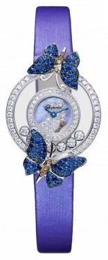 Chopard Damklocka 204423-1001 Happy Diamonds Icons Lila/Satin Ø25.8