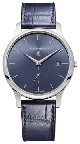 Chopard Herrklocka 161932-9002 L.U.C XPS Blå/Läder Ø39.5 mm