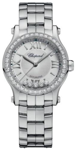 Chopard Damklocka 278573-3004 Happy Sport Silverfärgad/Stål Ø30 mm