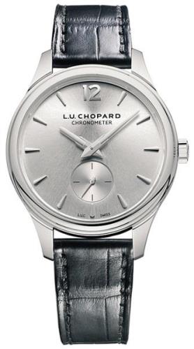 Chopard Damklocka 121968-1001 L.U.C Silverfärgad/Läder Ø35 mm