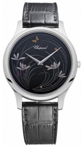 Chopard Herrklocka 161902-1027 L.U.C Svart/Läder Ø39.5 mm