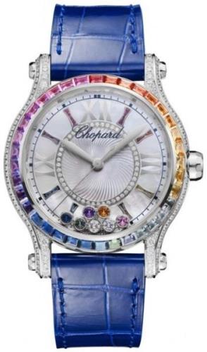 Chopard Damklocka 274891-1007 Happy Sport Läder Ø36 mm