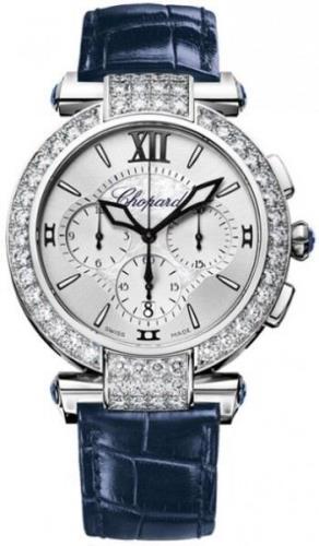 Chopard Damklocka 384211-1001 Imperiale Silverfärgad/Läder Ø40 mm