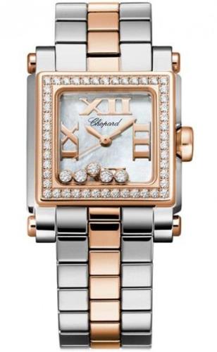 Chopard Damklocka 278516-6004 Happy Sport Vit/Stål Ø27 mm