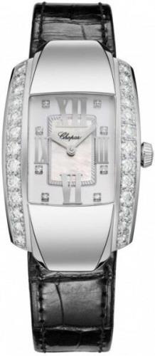 Chopard Damklocka 419402-1004 La Strada Vit/Läder 45x26 mm