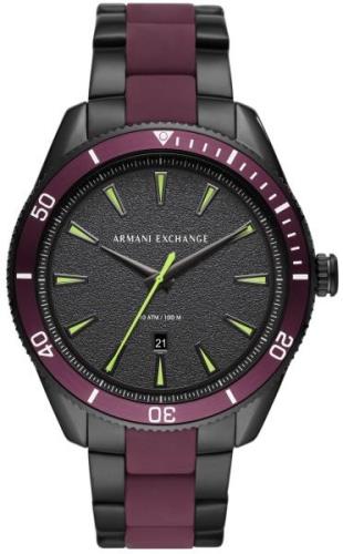 Armani Exchange Herrklocka AX1840 Enzo Svart/Gummi Ø46 mm