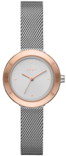 DKNY Damklocka NY2975 Sasha Vit/Stål Ø29 mm