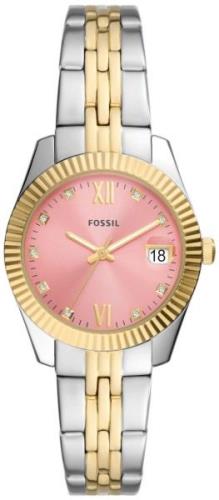 Fossil Damklocka ES5173 Scarlette Rosa/Guldtonat stål Ø32 mm