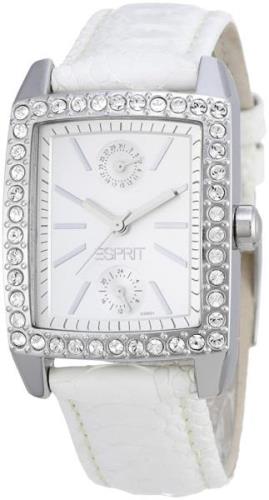 Esprit Damklocka ES103062001 Vit/Läder