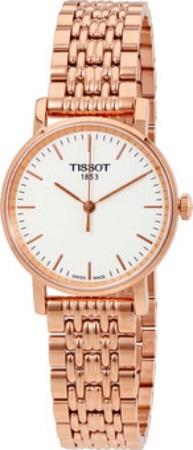 Tissot Damklocka T109.210.33.031.00 T-Classic Vit/Roséguldstonat