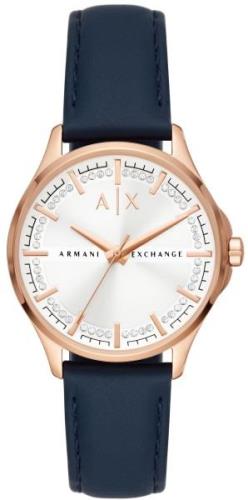 Armani Exchange Damklocka AX5260 Lady Hampton Vit/Läder Ø36 mm