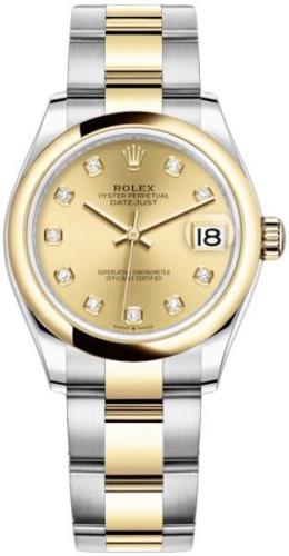 Rolex Damklocka 278243-0025 Datejust 31 Gulguldstonad/18 karat gult