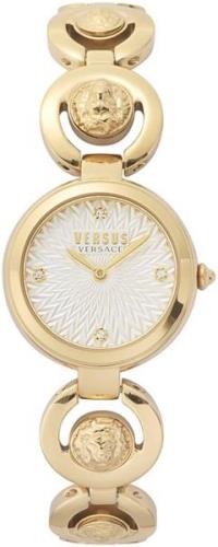 Versus by Versace Damklocka VSPHL0220 Peking Road Vit/Gulguldtonat