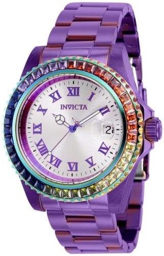 Invicta Damklocka 40232 Angel Silverfärgad/Stål Ø40 mm