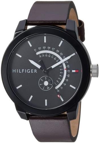 Tommy Hilfiger Herrklocka 1791478 Svart/Läder Ø44.2 mm