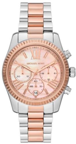 Michael Kors Damklocka MK7219 Lexington Rosa/Roséguldstonat stål