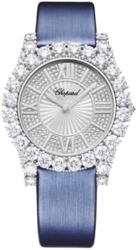 Chopard Damklocka 139419-1401 Diamond Hour Vit/Satin Ø35.75 mm