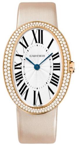 Cartier Herrklocka WB520005 Baignoire Silverfärgad/Satin Ø44 mm