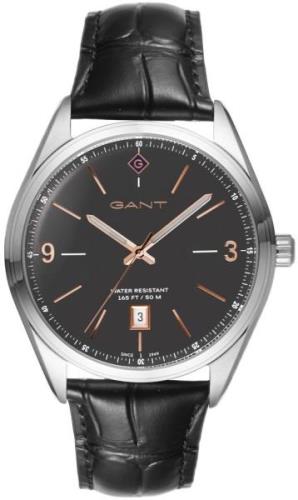 Gant Herrklocka G141002 Svart/Läder Ø43 mm