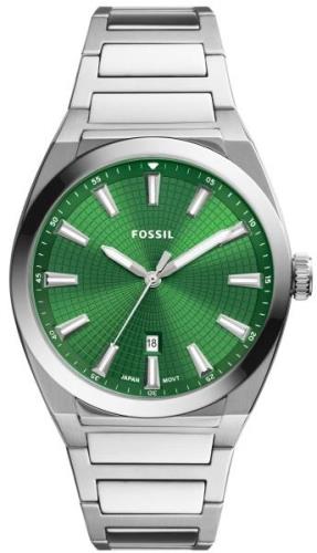 Fossil Herrklocka FS5983 Everett Grön/Stål Ø42 mm