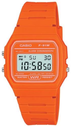 Casio Herrklocka F-91WC-4A2EF Collection LCD/Resinplast