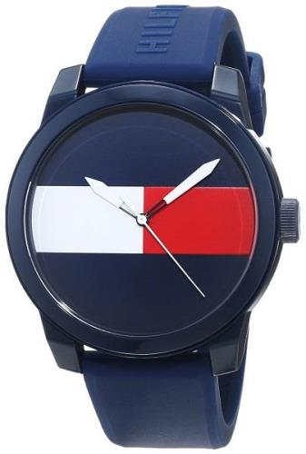 Tommy Hilfiger Herrklocka 1791322 Dress Blå/Gummi Ø42 mm