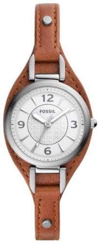 Fossil Damklocka ES5214 Carlie Mini Vit/Läder Ø28 mm