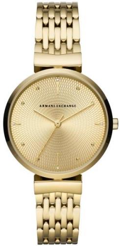 Armani Exchange Damklocka AX5902 Zoe Guldtonad/Guldtonat stål Ø36 mm