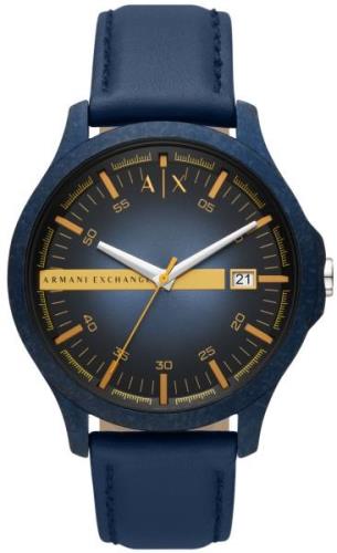 Armani Exchange Herrklocka AX2442 Hampton Blå/Läder Ø46 mm