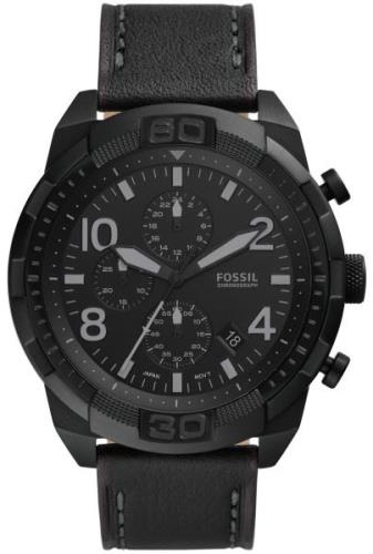 Fossil Herrklocka FS5874 Bronson Svart/Läder Ø50 mm