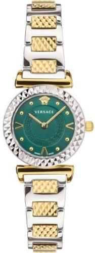 Versace Herrklocka VEAA01320 Mini Vanity Grön/Stål Ø28 mm