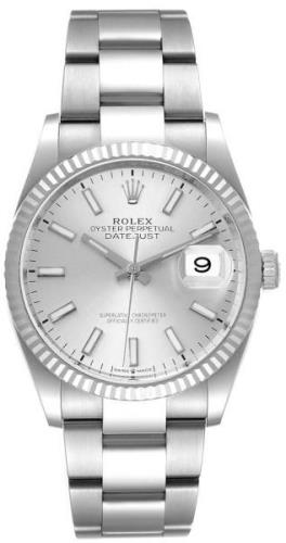 Rolex Damklocka 126234-0014 Datejust 36 Silverfärgad/Stål Ø36 mm