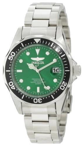 Invicta Damklocka 10667 Pro Diver Grön/Stål Ø38 mm