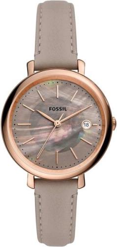 Fossil Damklocka ES5091 Jacqueline Flerfärgad/Läder Ø36 mm