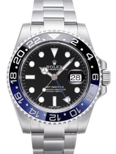 Rolex Herrklocka 116710BLNR-0002 GMT-Master II Batman Svart/Stål