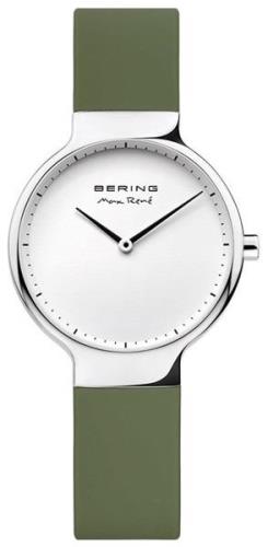 Bering Damklocka 15531-800 Max Rene Vit/Gummi Ø31 mm