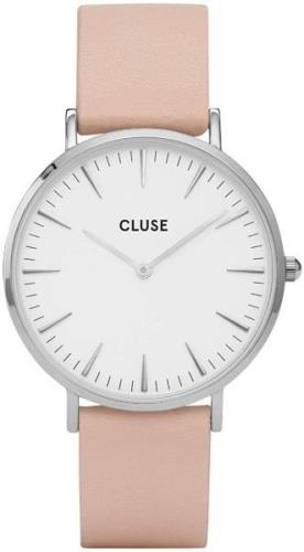 Cluse Damklocka CL18231 La Boheme Vit/Läder Ø38 mm