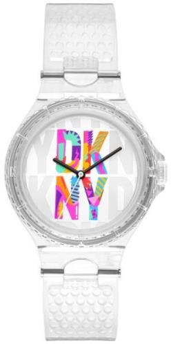 DKNY Damklocka NY6658 Chambers Flerfärgad/Gummi Ø36 mm