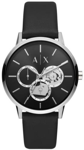 Armani Exchange Herrklocka AX2745 Cayde Svart/Läder Ø42 mm