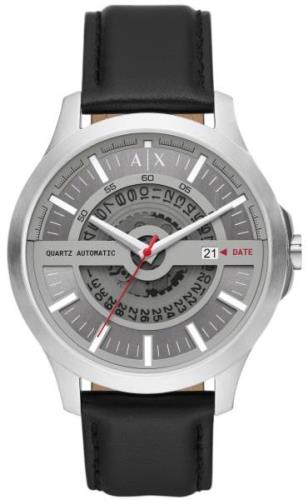 Armani Exchange Herrklocka AX2445 Hampton Silverfärgad/Läder Ø46 mm