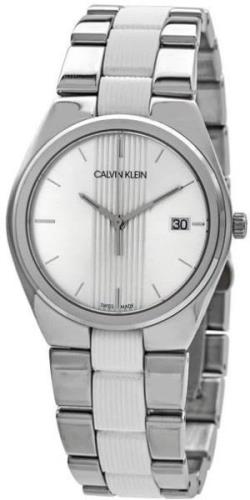 Calvin Klein Damklocka K9E231K6 Silverfärgad/Gummi Ø34 mm