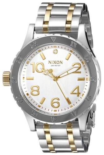 Nixon Damklocka A4101921-00 Silverfärgad/Gulguldtonat stål Ø38 mm