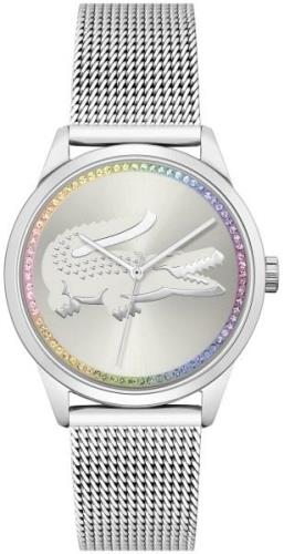 Lacoste Damklocka 2001259 Ladycroc Silverfärgad/Stål Ø36 mm