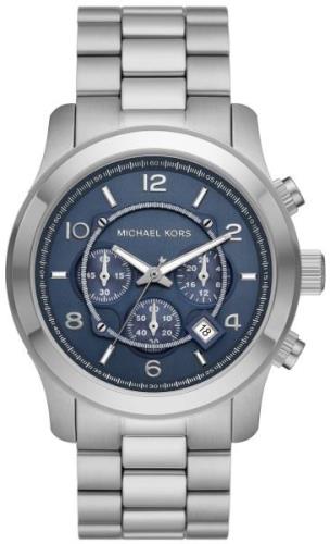 Michael Kors Herrklocka MK9105 Runway Blå/Stål Ø45 mm