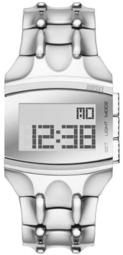 Diesel Herrklocka DZ2155 Croco Digi Stål Ø33 mm